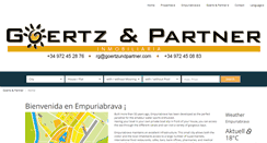 Desktop Screenshot of goertzundpartner.com